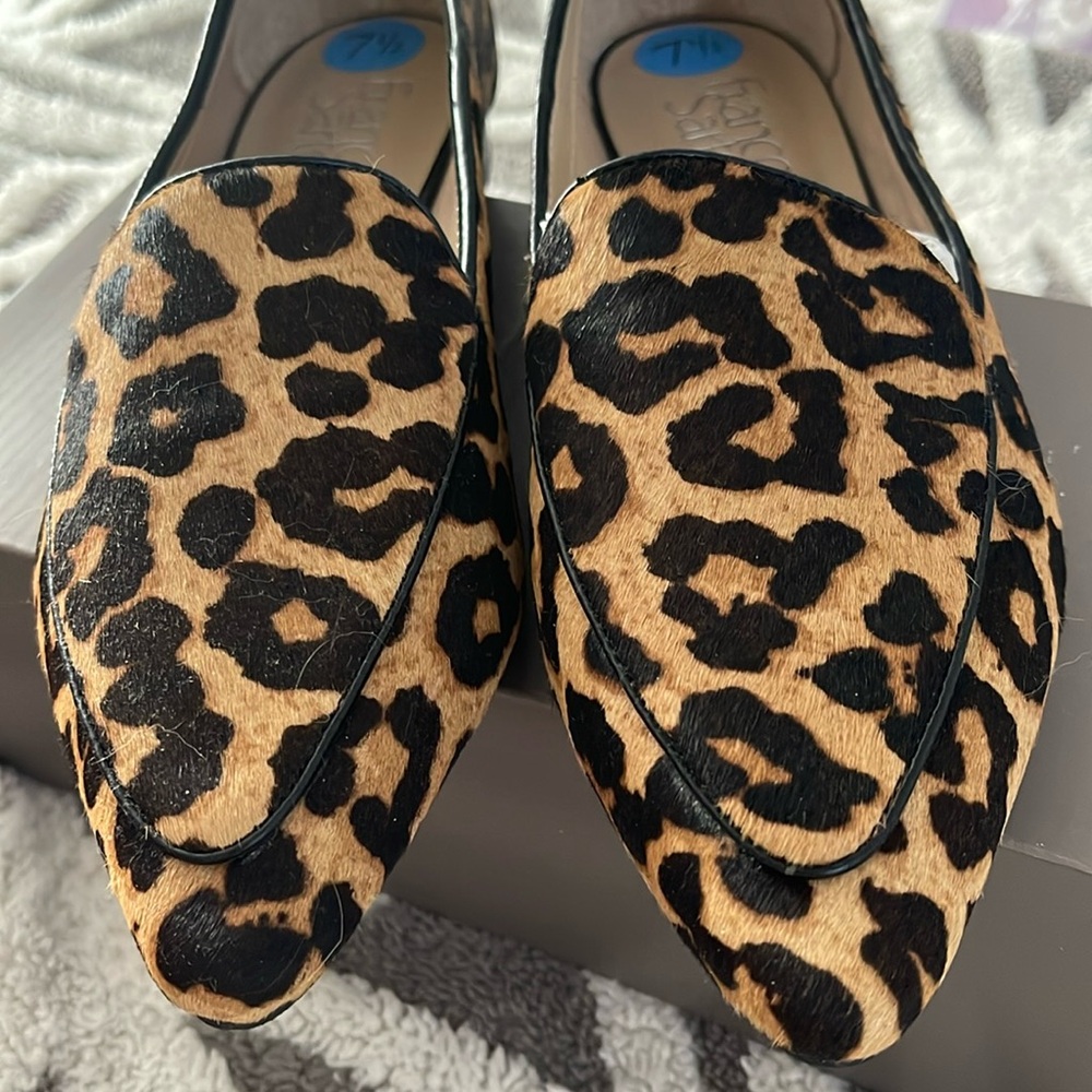 Franco Sarto - size 7.5 cheetah print NEW never worn.